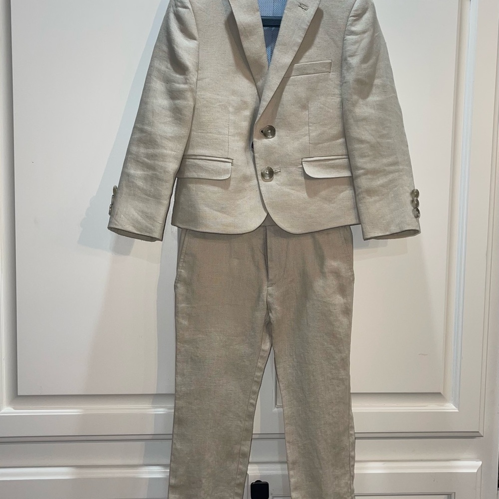 Toddler Linen Blazer and Suit Set